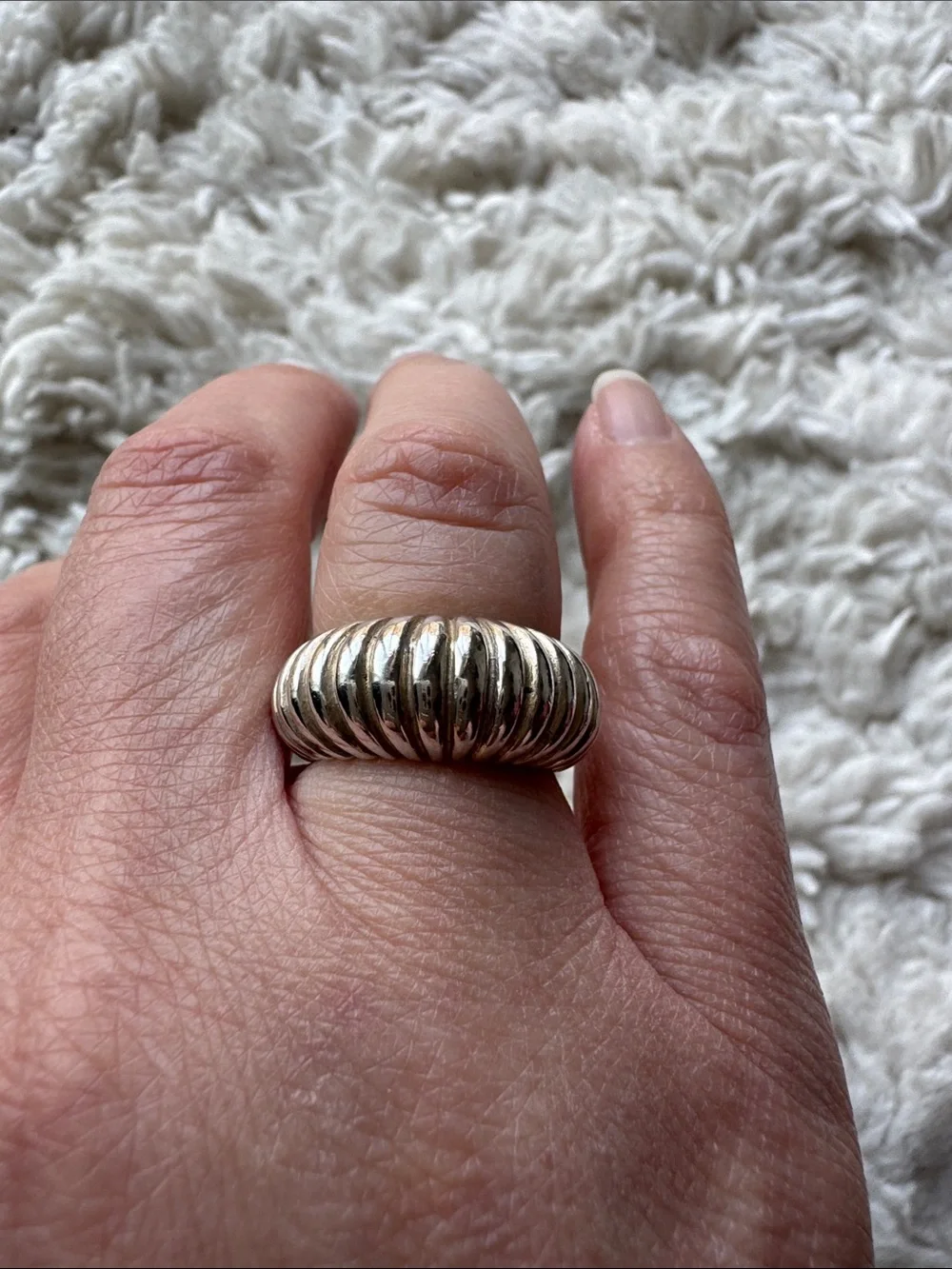 Sterling Silver Wide Band